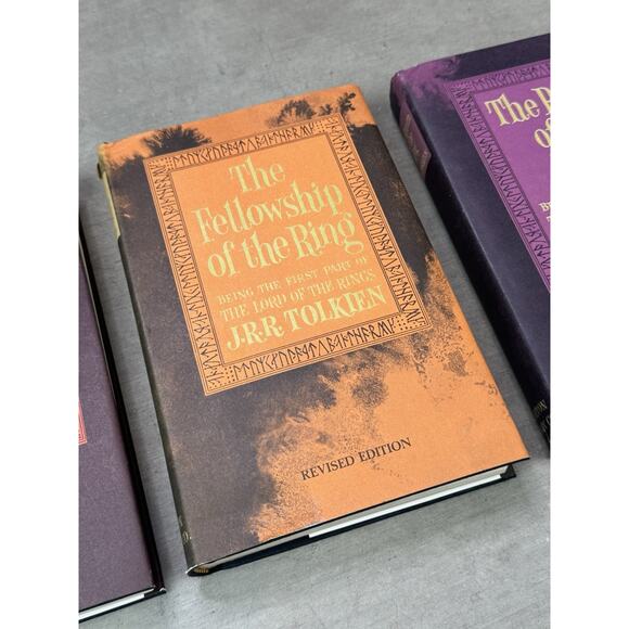 The Lord of The Rings 1965 Trilogy J.R.R. Tolkien Second Edition Revised Books - Picture 7 of 16